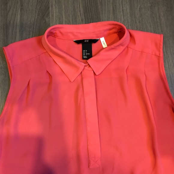 H&M Collared Sleeveless Pink Dress - Picture 2 of 4